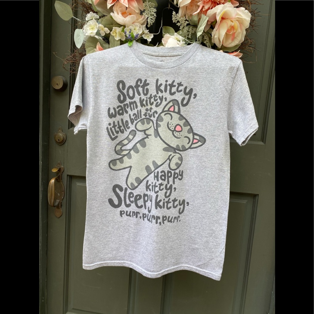 Big Bang T SHIRT Soft Kitty, Warm Kitty  size S